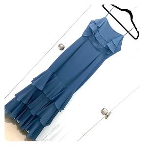 WAYF ‘Lauren’ Cold-Shoulder Tiered Dress